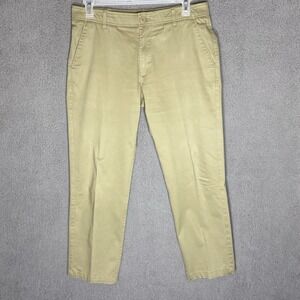 2 Lee X-treme Comfort Men's Sz 33x30 Pants Stretch Chino Straight Leg